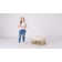 Kat Farmhouse Upholstered Storage Button-tufted Ottoman