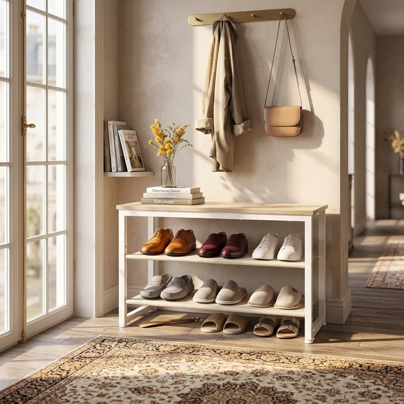 9 Pair Shoe Rack