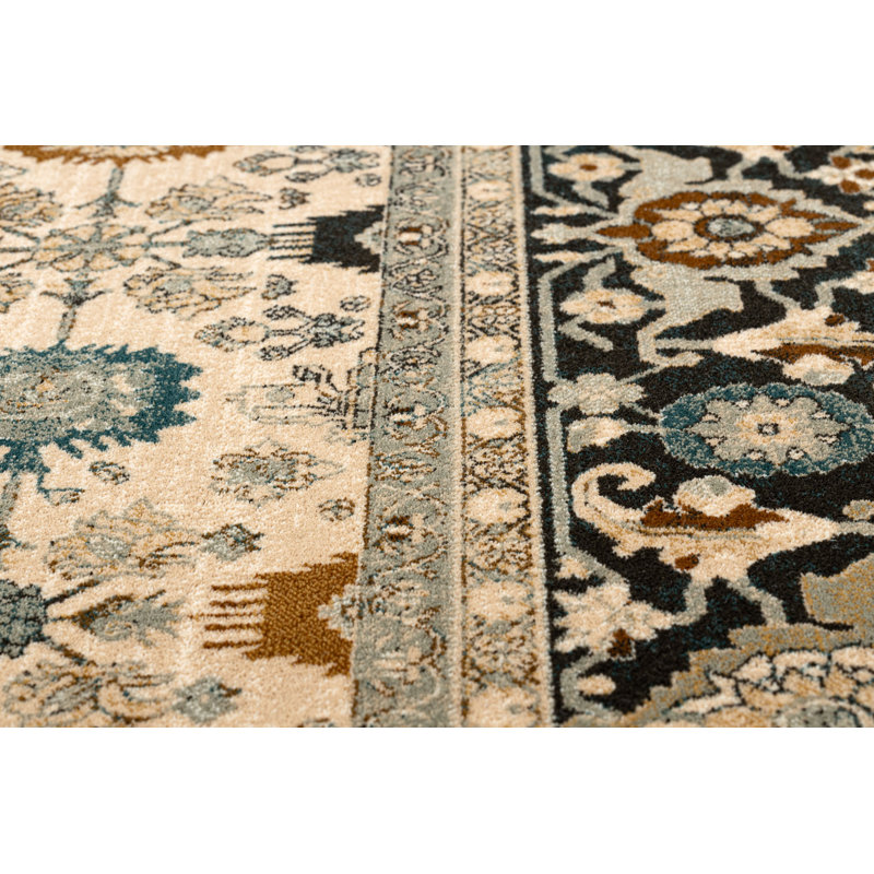 Oriental Wool Area Rug, Rectangle 170 x 235cm