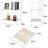 Lejon No Assembly Folding Etagere Bookcase-535560367-441723494
