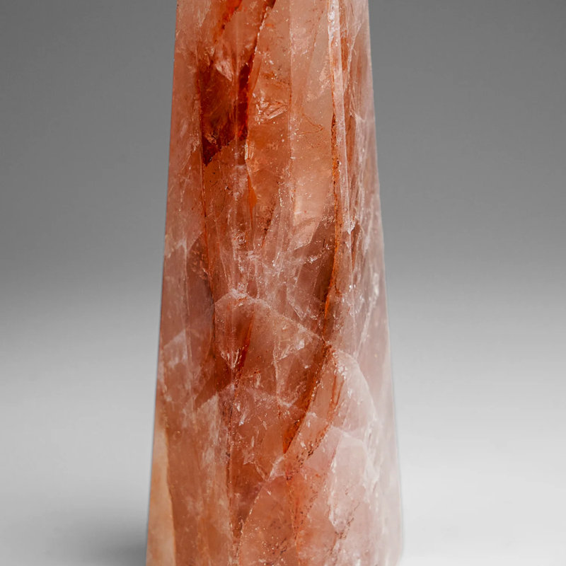 Genuine Polished Strawberry Quartz Point (.9 Lbs)
