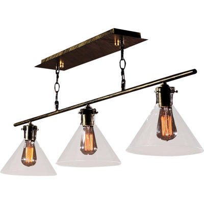 Gaylon 3 - Light Kitchen Island Pendant