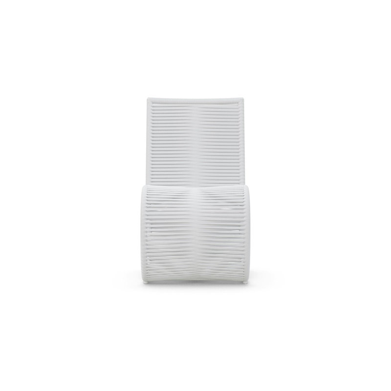 Wave Dining Chair, Matte White/White Mist