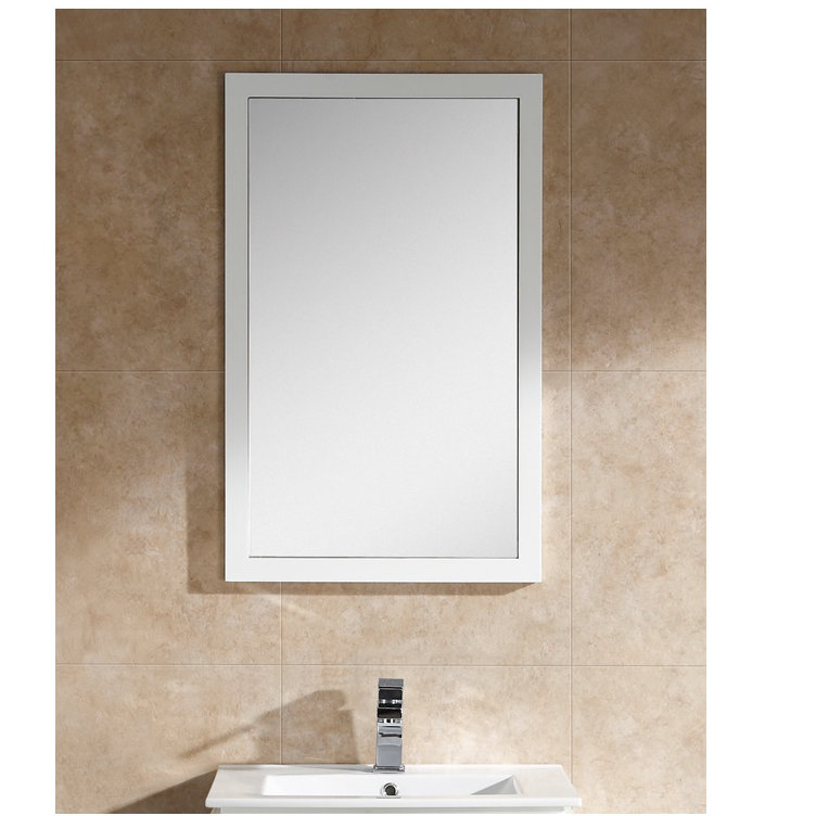 Miroir d'appoint Phares Ironwood, H 33,5 po x l 21,63 po, Blanc