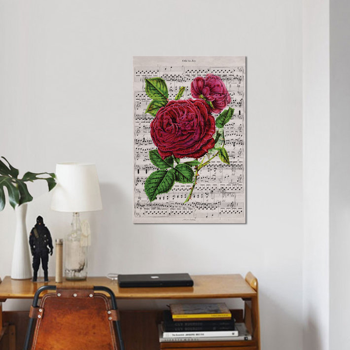 «Ode to Joy», impression sur toile, H 12 po x l 8 po x P 0,75 po, Pas de tapis, Toile tendue