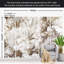 Papier peint floral - Floraison rétro-441933375