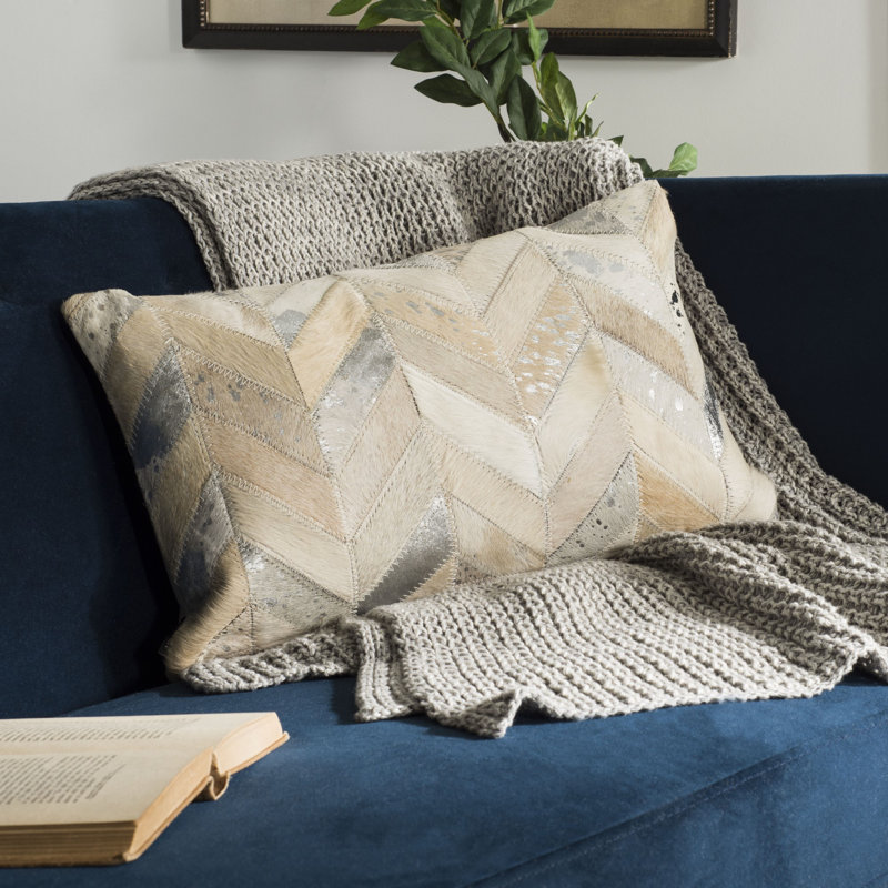  Coussin lombaire métallique à chevrons