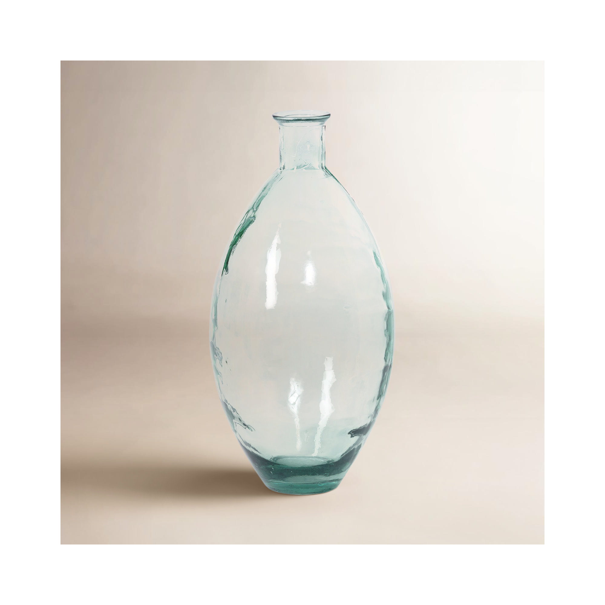 Glass Table Vase, 23" H x 11.5" W x 11.5" D