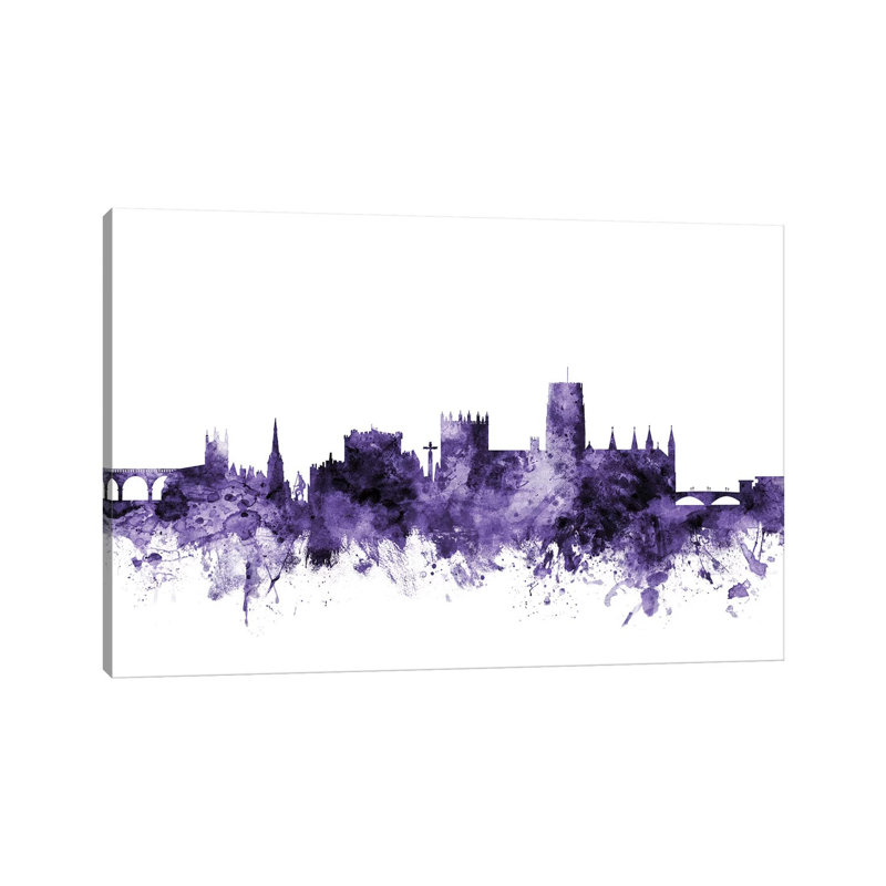 Durham, England Skyline by Michael Tompsett - Wrapped Canvas Gallery-Wrapped Canvas Giclée
