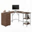 Bureau à deux tons avec rangement en L Techni Mobile