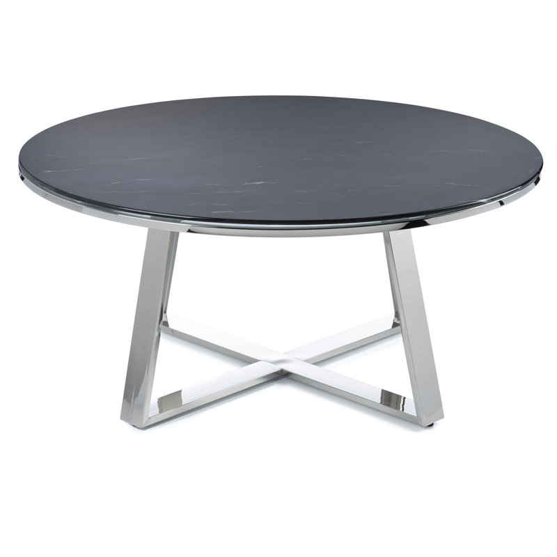 Bassima Cross Legs Coffee Table