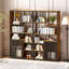 Étagère de rangement multifonctionnelle avec armoire de rangement fermée