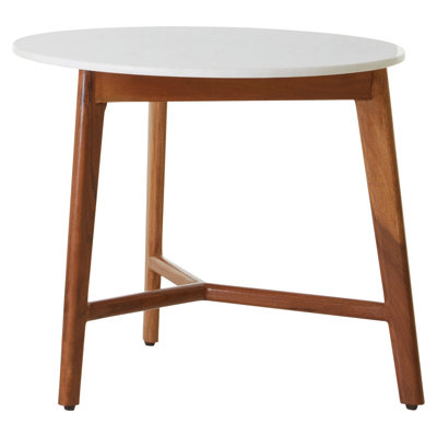 Myan Marble Top Side Table