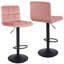 Clinger Height Adjustable Swivel Bar Stool-1455315079