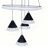 4-Light Black Cone Cluster Pendant