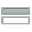 Deltana MS211U15A Mail Slot 13-1/8" with Interior Frame in Antique Nickel-1545070804