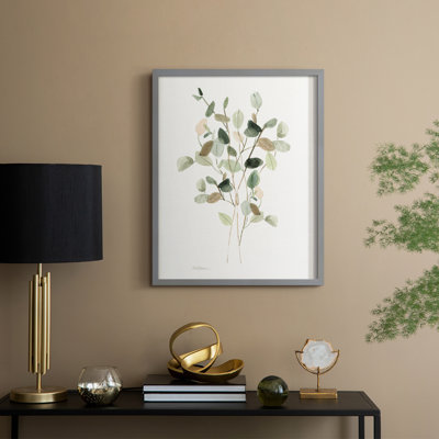 Leafy Botanical I Framed Print - Solid Wood