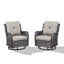 Swivel and sliding wicker patio chairs-2117509975-2117509931