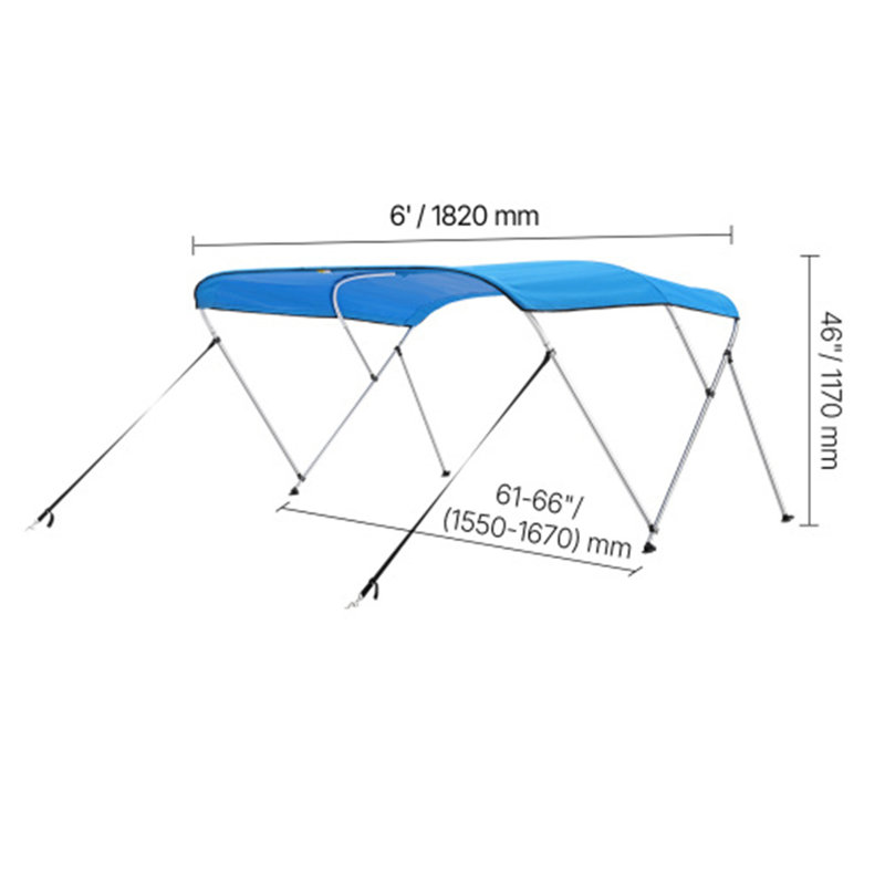 QIURUNSHANGMAO 48.43 W x 4.13 D Retractable, Blue