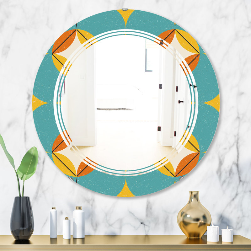 Miroir mural Triple C Diamond Retro IV, H 23,6 po x l 23,6 po