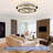 20 Inch Modern Crystal Ceiling Fan with Lights, Luxury Flush Mount Fandelier with Invisible Blades, Remote Control LED Chandelier Fan for Bedroom Living Room（Bulbs Included）-1338663081