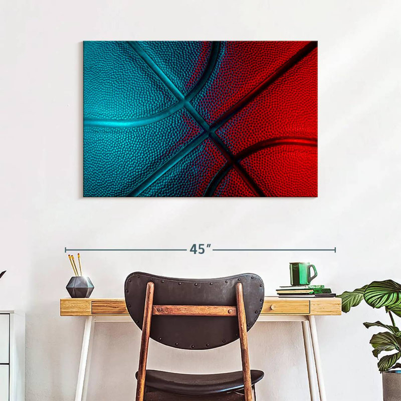 Texture de basketball Sireci, H 26 po x l 39 po