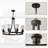 Vedha 8 - Light Dimmable Wagon Wheel Chandelier-1782011238
