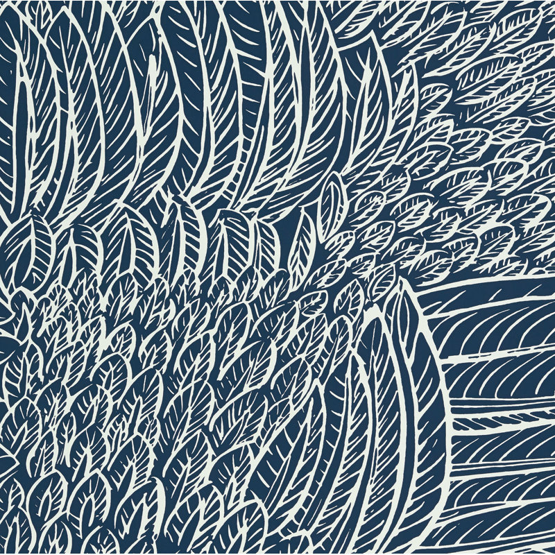 Featherfest Wallpaper, Marine