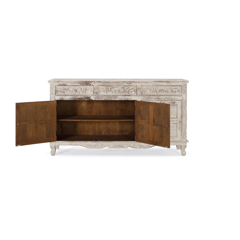 Cainnech 175cm Solid Wood Sideboard