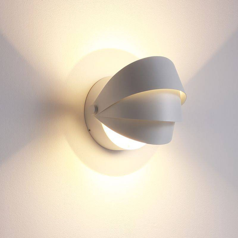 UltraBeam 6 Watt LED Shell Design IP65 White Bathroom Wall Light