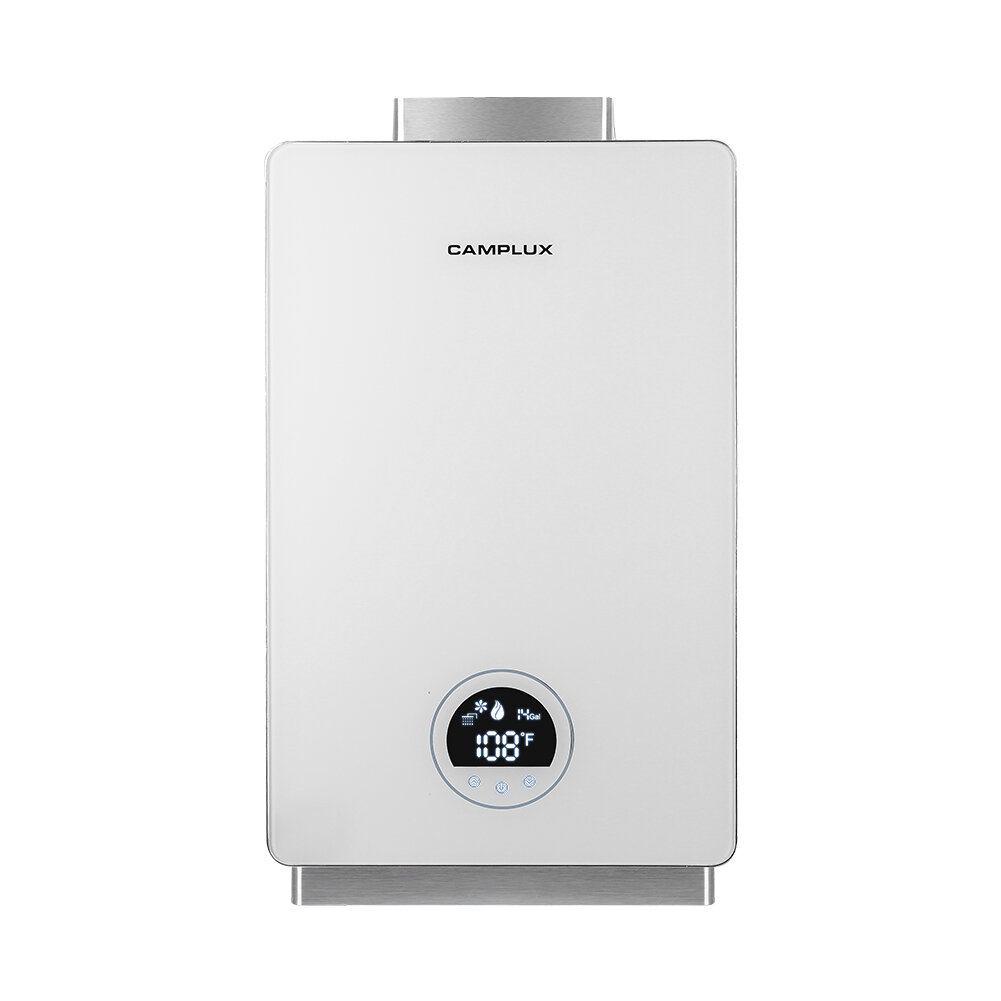 Camplux Tankless Electric On Demand Instant Hot Water Heater - Black