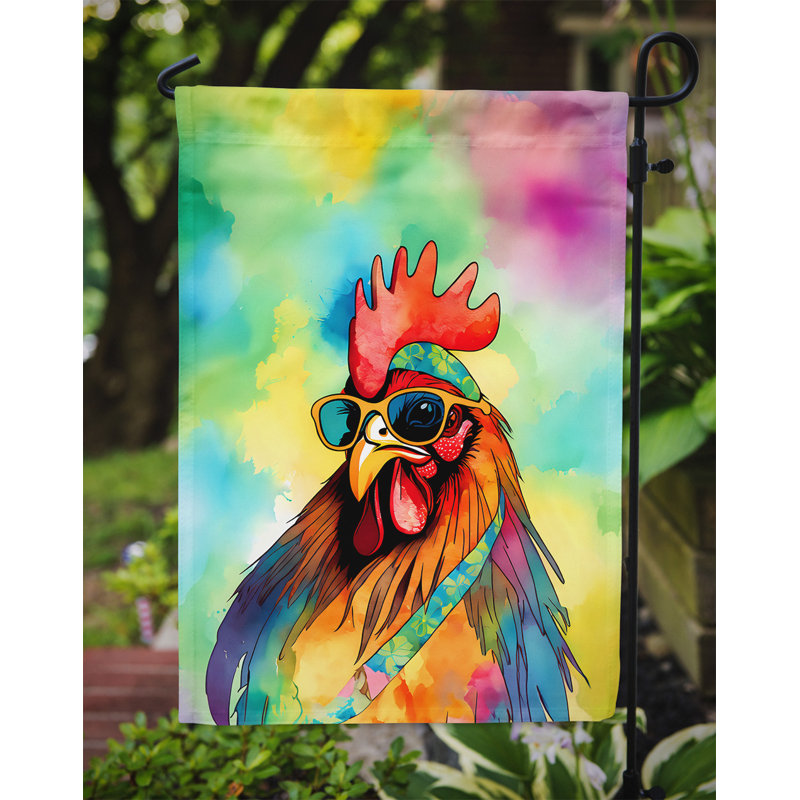 Drapeau de jardin hippie