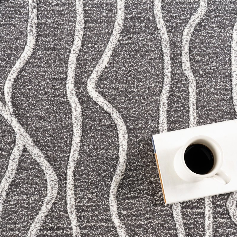 Mana Abstract Wool Area Rug, Rectangle 8'6" x 11'6"