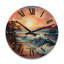 Horloge murale en bois massif Caylim-45352365