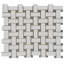 Marble Basketweave Mosaic Wall & Floor Tile