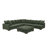 Large Seating Corduroy Modular Sleeper Sectional-1139319416