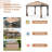 12 pi. L 10 pi. D Pavillon de jardin en acier