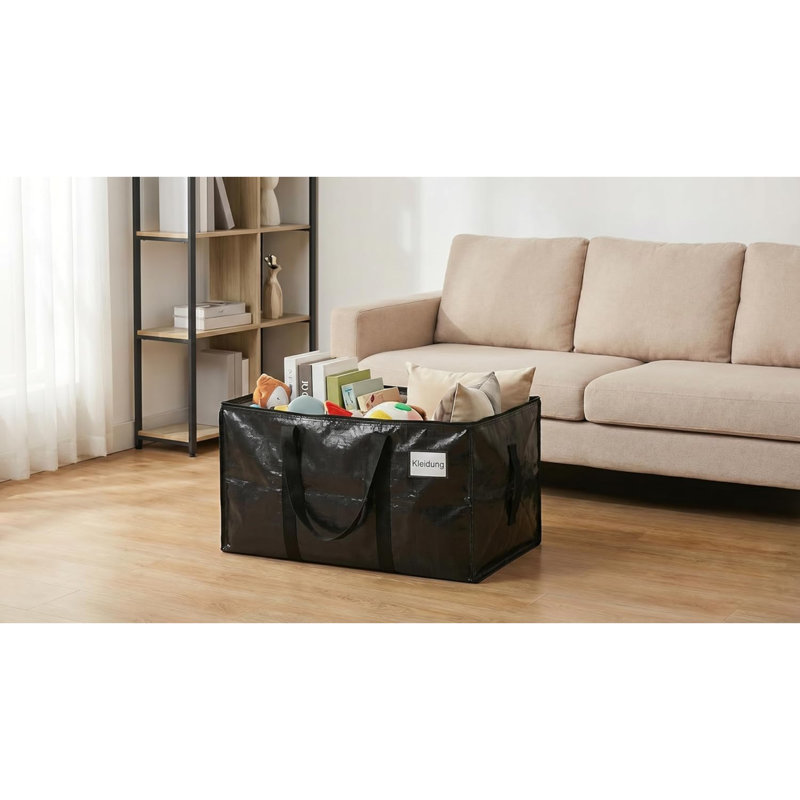 Brayden Studio Storage Tub & Tote, Black