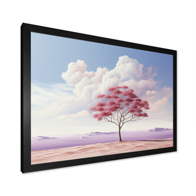 Arbre de minimalisme rose solitude II