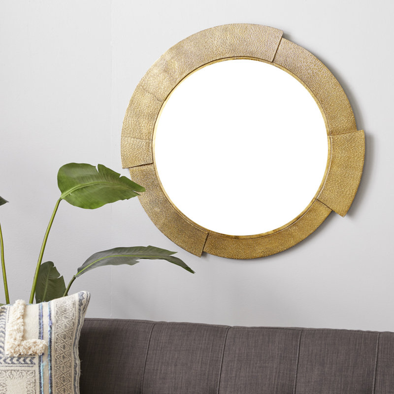 Aluminum Circle Wall Mirror