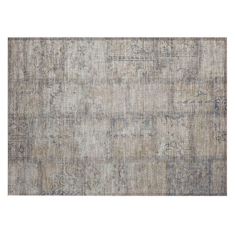 Mykola Patchwork Indoor / Outdoor Rug, Rectangle 1'8" x 2'6"