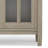 Warm Shaker 32"W Solid Wood Transitional Low Storage Cabinet with Tempered Glass Doors and Adjustable Shelves-638212118