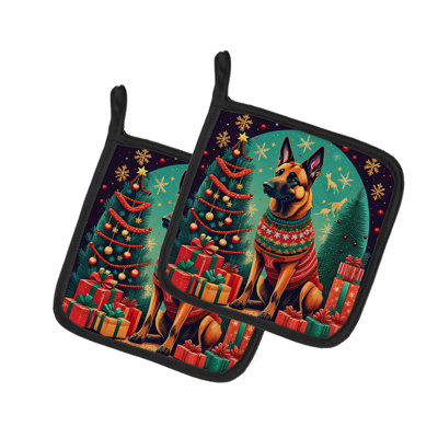 Paire de porte-casseroles belges Malinois