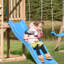 Leisure Zone Pine Swing Set with 2 Swing(s) , 1 Slide(s)