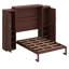 Lit plateforme pliable en bois avec garde-robe et tablette de rangement-444011902-437491661