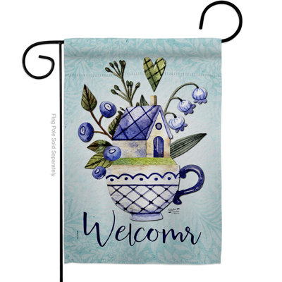 Drapeau de jardin en polyester 18 x 13 pi Sweet Home
