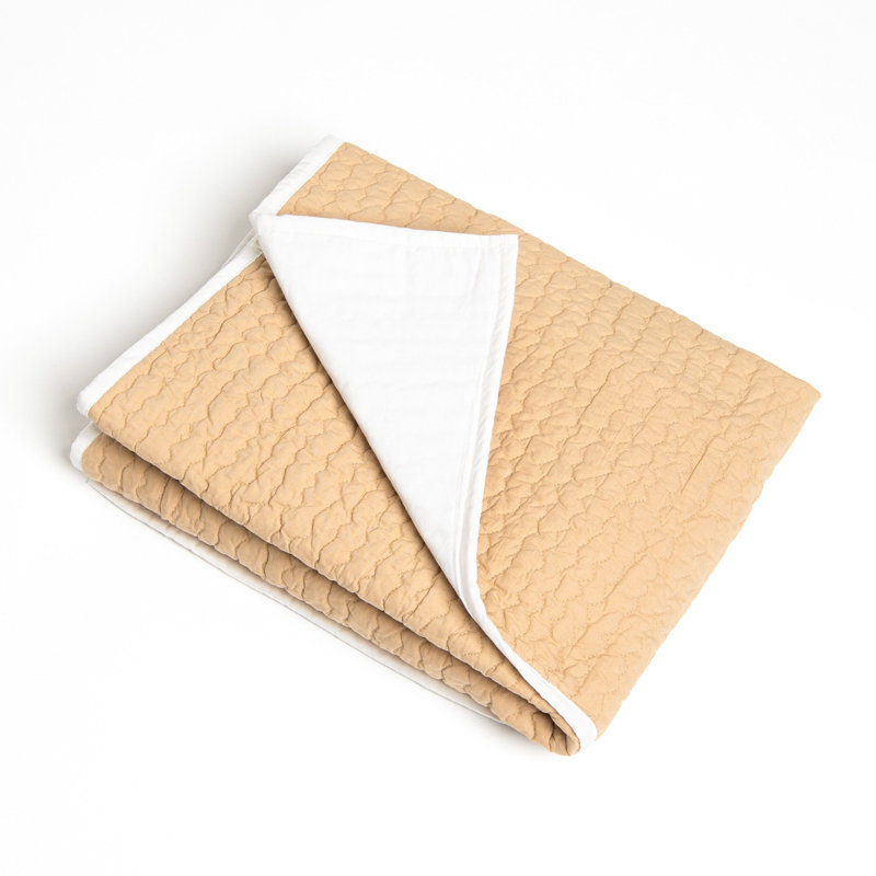 Jade Quilt, Twin Quilt, Ivory/Mineral