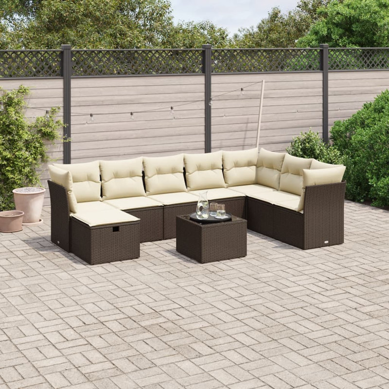 Ensemble de canapé de jardin Vidaxl