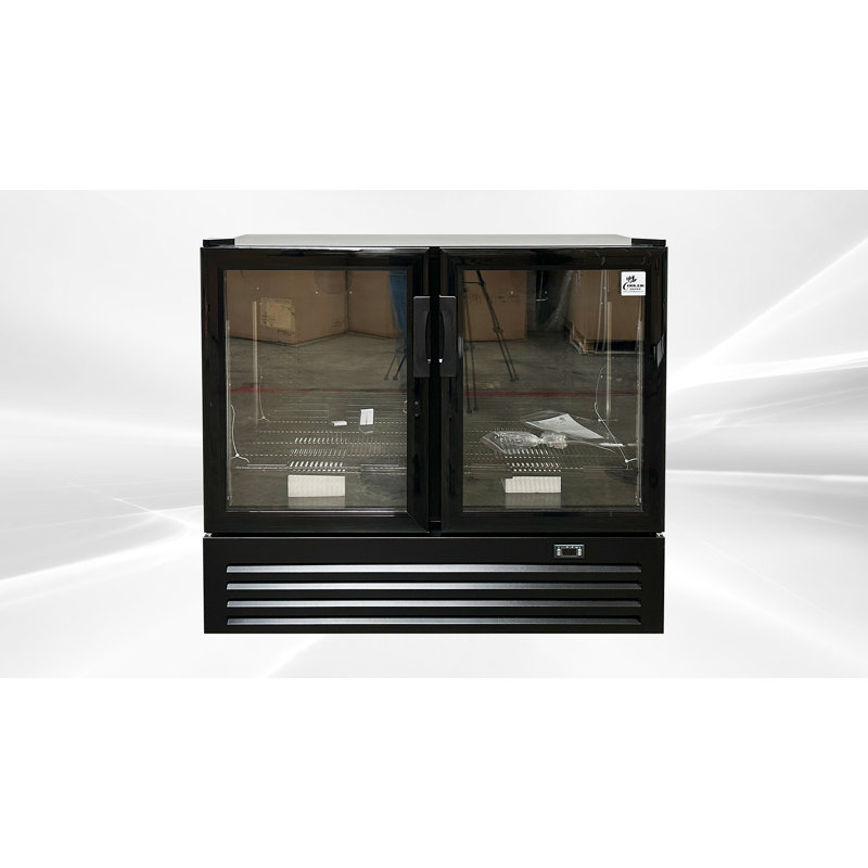 Cooler Depot 47'' W 200 Cans (12 oz.) 7 Cubic Feet Beverage Cooler with Reversible Door