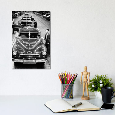 1950s Head-On View Buick Automobile Assembly Line Detroit Michigan USA by Vintage Images - Gallery-Wrapped Canvas Giclée on Canvas
